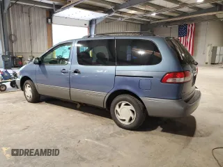 2002 Toyota Sienna LE with VIN 4T3ZF13C42U437712, listed as a Copart auction lot 64836245 with 151,693 mi miles and Salvage title. Bid and sale history available at DreamBid. Image 2.
