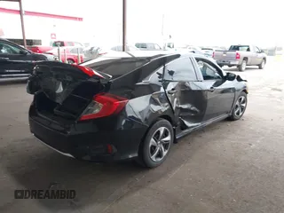 2020 Honda Civic Sedan LX with VIN 2HGFC2F60LH531399, listed as a IAAI auction lot 41713211 with 126,789 mi miles. Bid and sale history available at carsss.com. Image 4.