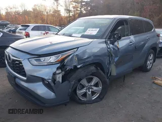 2020 Toyota Highlander LE with VIN 5TDBZRBH0LS019638, listed as a IAAI auction lot 40786491 with 46,798 mi miles and . Bid and sale history available at DreamBid. Image 2.