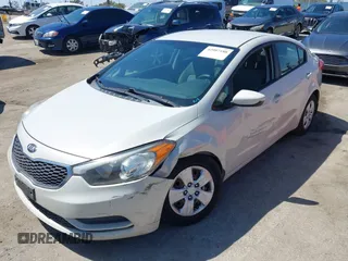 2014 Kia Forte LX with VIN KNAFK4A63E5115830, listed as a IAAI auction lot 42087188 with 111,660 mi miles. Bid and sale history available at carsss.com. Image 2.