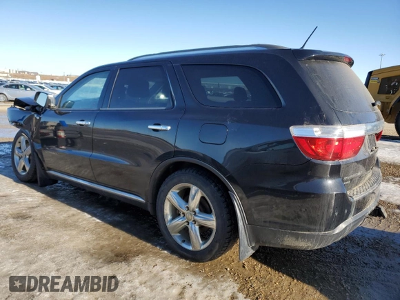 2013 Dodge Durango Citadel z VIN 1C4RDJEG1DC701187, wystawiony jako Copart lot #48036895 z przebiegiem Nie podano mil oraz Szkoda całkowita • Salvage title. Historia ofert i sprzedaży dostępna na DreamBid. Obrazek 2.