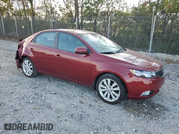 2012 Kia Forte SX with VIN KNAFW4A37C5559381, listed as a Copart auction lot 75927404 with 148,416 mi miles and Salvage Title. Bid and sale history available at carsss.com. Image 4.