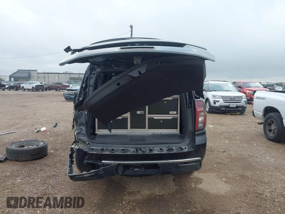 2023 Chevrolet Tahoe Commercial with VIN 1GNSKLED0PR395388, listed as a IAAI auction lot 42194028 with 10,276 mi miles and . Bid and sale history available at DreamBid. Image 17.
