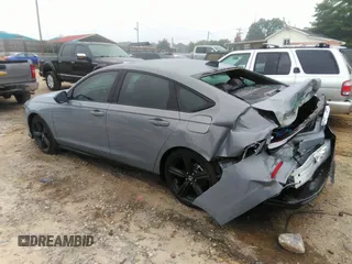 2025 Honda Accord Sport-L with VIN 1HGCY2F7XSA022835, listed as a IAAI auction lot 42414185 with 7,473 mi miles and . Bid and sale history available at DreamBid. Image 3.