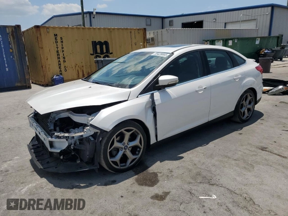 2015 Ford Focus Titanium с VIN 1FADP3J24FL304136, выставлен на аукционе Copart как лот 58428865 с пробегом 81 668 миль миль и Списание • Salvage title. История ставок и продаж доступна на DreamBid. Изображение 1.