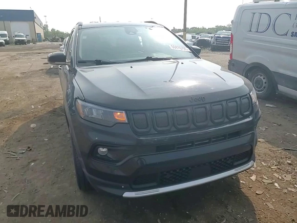 2022 Jeep Compass High Altitude with VIN 3C4NJDCB2NT120903, listed as a Copart auction lot 59476795 with 45,620 mi miles and Salvage title. Bid and sale history available at DreamBid. Image 14.