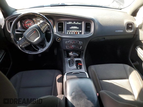 2019 Dodge Charger SXT with VIN 2C3CDXJG8KH757818, listed as a Copart auction lot 49518475 with 98,129 mi miles and Salvage Title. Bid and sale history available at DreamBid. Image 8.