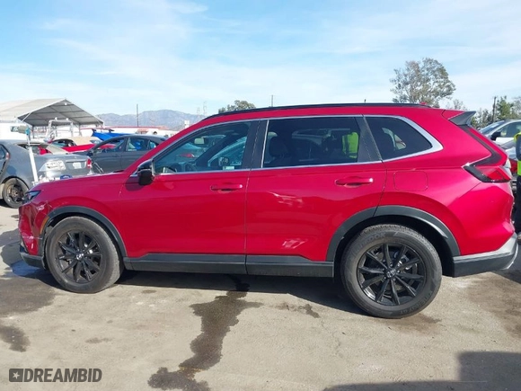 2023 Honda CR-V Hybrid Sport with VIN 2HKRS5H52PH710593, listed as a IAAI auction lot 41421664 with 20,864 mi miles. Bid and sale history available at carsss.com. Image 14.