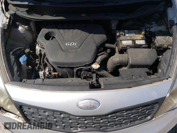 2013 Kia Rio LX with VIN KNADM5A36D6144177, listed as a Copart auction lot 71154644 with 132,815 mi miles and Clean Title. Bid and sale history available at DreamBid. Image 11.