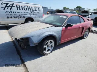 2001 Ford Mustang GT Deluxe with VIN 1FAFP42X31F159834, listed as a Copart auction lot 64668015 with Not provided miles and Clean title. Bid and sale history available at DreamBid. Image 1.
