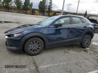 2024 Mazda CX-30 S with VIN 3MVDMBAM5RM655105, listed as a Copart auction lot 45430725 with 10,096 mi miles and Salvage Title. Bid and sale history available at carsss.com. Image 1.