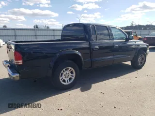 2003 Dodge Dakota SLT with VIN 1D7HL48N03S367805, listed as a Copart auction lot 82282594 with 297,571 mi miles and Salvage Title. Bid and sale history available at carsss.com. Image 3.