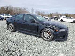 2018 Audi A6 Premium with VIN WAUF8AFC6JN100552, listed as a Copart auction lot 45419255 with 0 mi miles and Salvage Title. Bid and sale history available at carsss.com. Image 4.