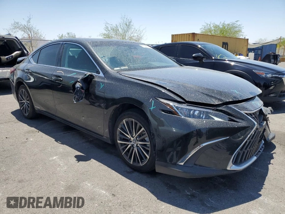 2022 Lexus ES 300h with VIN 58ADA1C18NU021319, listed as a Copart auction lot 57844055 with 21,172 mi miles and Salvage title. Bid and sale history available at DreamBid. Image 4.