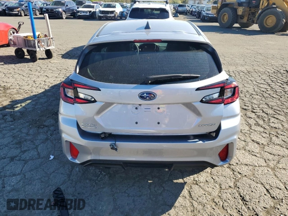 2024 Subaru Impreza with VIN JF1GUABC5R8855569, listed as a Copart auction lot 50384825 with 1,733 mi miles and Salvage Title. Bid and sale history available at carsss.com. Image 6.