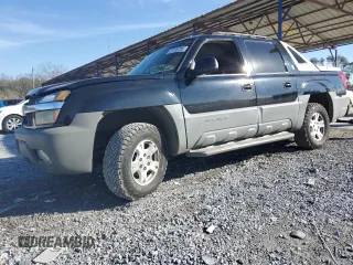 2002 Chevrolet Avalanche with VIN 3GNEK13T12G133738, listed as a Copart auction lot 43135755 with 285,445 mi miles and Salvage Title. Bid and sale history available at carsss.com. Image 1.