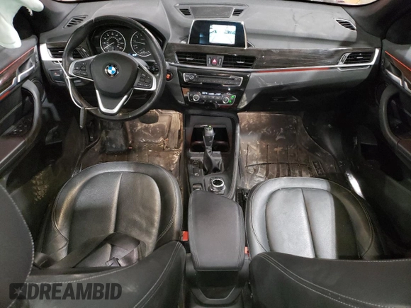 2018 BMW X1 xDrive28i with VIN WBXHT3C37J5L25365, listed as a Copart auction lot 50056365 with 36,200 mi miles and Salvage Title. Bid and sale history available at carsss.com. Image 8.