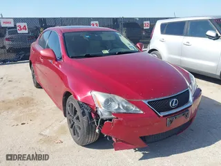 2007 Lexus IS 250 with VIN JTHCK262075009076, listed as a IAAI auction lot 42099333 with 275,513 mi miles. Bid and sale history available at carsss.com. Image 1.