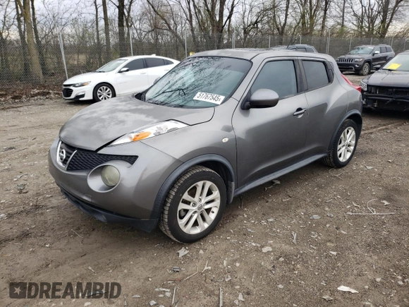 2013 Nissan Juke Nismo with VIN JN8AF5MV5DT207210, listed as a Copart auction lot 51767545 with Not provided miles and Salvage title. Bid and sale history available at DreamBid. Image 1.