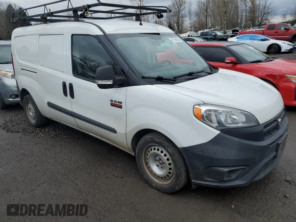 2017 Ram ProMaster City Cargo Tradesman with VIN ZFBERFAB0H6H29418, listed as a Copart auction lot 47784825 with 138,198 mi miles and Clean Title. Bid and sale history available at carsss.com. Image 4.