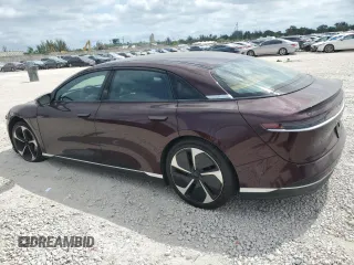 2023 Lucid Air Touring z VIN 50EA1TEA0PA003548, wystawiony jako Copart lot #54116365 z przebiegiem 25 535 mil mil oraz Szkody całkowita. Historia ofert i sprzedaży dostępna na DreamBid. Obrazek 2.