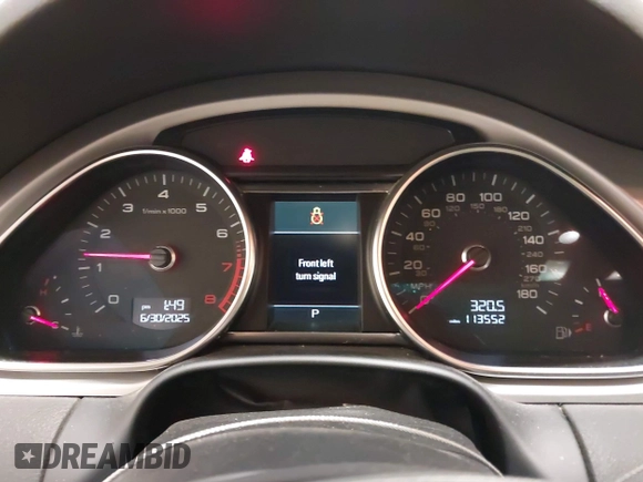 2013 Audi Q7 Premium Plus z VIN WA1LGAFE5DD005527, wystawiony jako IAAI lot #42616487 z przebiegiem 113 552 mil mil oraz . Historia ofert i sprzedaży dostępna na DreamBid. Obrazek 7.