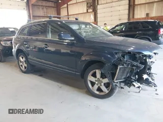 2014 Audi Q7 3.0T Premium Plus with VIN WA1LGAFE1ED014792, listed as a IAAI auction lot 39705499 with 128,659 mi miles. Bid and sale history available at carsss.com. Image 1.