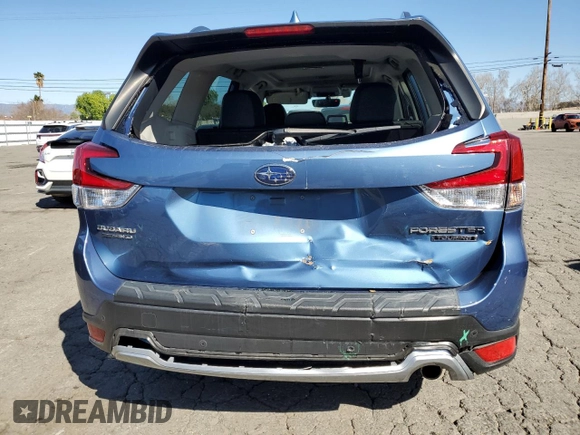 2021 Subaru Forester Touring with VIN JF2SKAXC2MH518015, listed as a Copart auction lot 46453025 with 59,773 mi miles and Salvage Title. Bid and sale history available at carsss.com. Image 6.