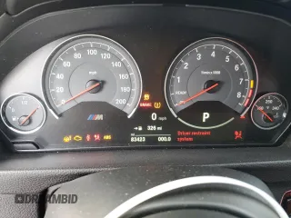 2018 BMW M4 with VIN WBS4Y9C51JAA92457, listed as a Copart auction lot 87014004 with 83,423 mi miles and Salvage Title. Bid and sale history available at carsss.com. Image 9.