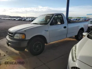 1998 Ford F-150 z VIN 1FTRF17W9WNA28154, wystawiony jako Copart lot #56765205 z przebiegiem 146 419 mil mil oraz Szkoda całkowita • Salvage title. Historia ofert i sprzedaży dostępna na DreamBid. Obrazek 1.