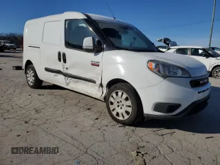 2019 Ram ProMaster City Cargo Tradesman SLT with VIN ZFBHRFBB7K6M23591, listed as a Copart auction lot 42138905 with 186,133 mi miles and Salvage title. Bid and sale history available at DreamBid. Image 4.