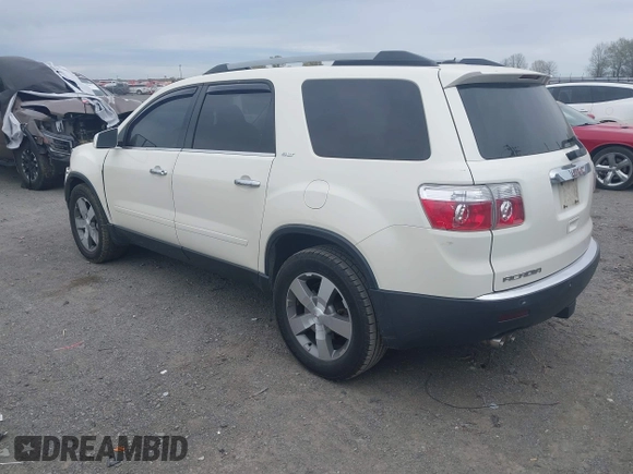 2011 GMC Acadia SLT1 with VIN 1GKKRRED1BJ201468, listed as a IAAI auction lot 41865106 with 210,244 mi miles. Bid and sale history available at carsss.com. Image 3.