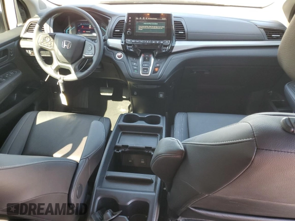 2024 Honda Odyssey EX-L with VIN 5FNRL6H66RB069509, listed as a Copart auction lot 47198505 with 3,341 mi miles and Salvage Title. Bid and sale history available at DreamBid. Image 8.