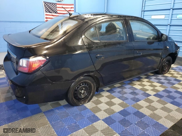 2022 Mitsubishi Mirage G4 ES with VIN ML32FUFJ6NHF04081, listed as a Copart auction lot 42690525 with 83,021 mi miles and Clean Title. Bid and sale history available at carsss.com. Image 3.