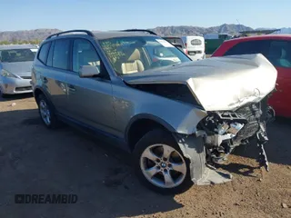 2008 BMW X3 3.0si with VIN WBXPC93488WJ13795, listed as a IAAI auction lot 42018052 with 151,972 mi miles. Bid and sale history available at carsss.com. Image 1.