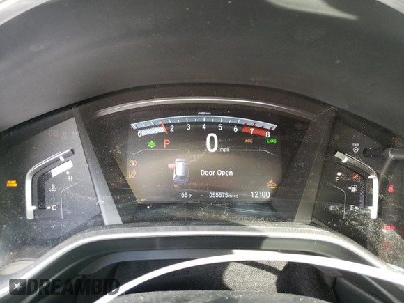 2018 Honda CR-V Touring with VIN 5J6RW2H95JL030237, listed as a Copart auction lot 44001415 with 55,575 mi miles and Salvage Title. Bid and sale history available at DreamBid. Image 9.
