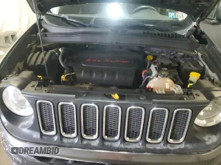 2017 Jeep Renegade Sport with VIN ZACCJBAB9HPF67335, listed as a Copart auction lot 57767265 with 95,431 mi miles and Salvage title. Bid and sale history available at DreamBid. Image 12.