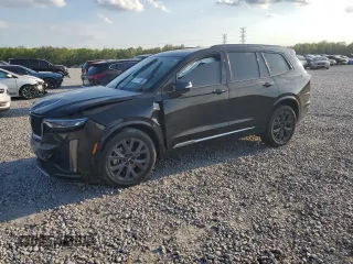 2020 Cadillac XT6 AWD Sport with VIN 1GYKPHRS6LZ135985, listed as a Copart auction lot 52714145 with 44,278 mi miles and Salvage title. Bid and sale history available at DreamBid. Image 1.
