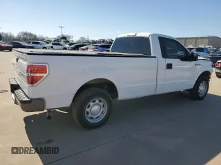 2013 Ford F-150 XL with VIN 1FTNF1CF9DKG47176, listed as a Copart auction lot 48977555 with 140,258 mi miles and Salvage Title. Bid and sale history available at carsss.com. Image 3.
