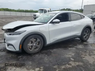 2022 Ford Mustang Mach-E Select with VIN 3FMTK1SS9NMA18296, listed as a Copart auction lot 53259365 with 80,697 mi miles and Salvage title. Bid and sale history available at DreamBid. Image 1.