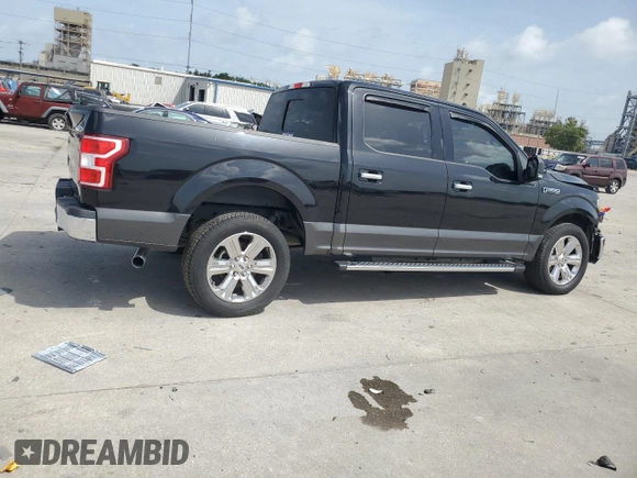 2019 Ford F-150 XL with VIN 1FTEW1C56KKE02968, listed as a Copart auction lot 62542595 with 93,422 mi miles and Salvage title. Bid and sale history available at DreamBid. Image 3.