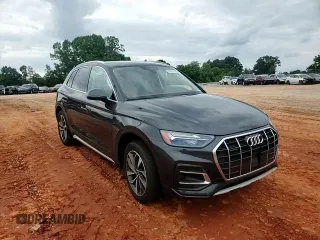 2021 Audi Q5 Premium Plus with VIN WA1BAAFY6M2083415, listed as a Copart auction lot 58831785 with 21,055 mi miles and Salvage title. Bid and sale history available at DreamBid. Image 14.