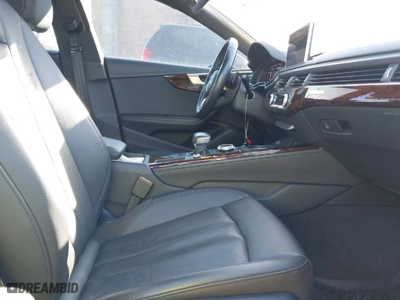 2019 Audi A5 Sportback Premium Plus with VIN WAUBNCF55KA018020, listed as a IAAI auction lot 41339747 with 65,905 mi miles. Bid and sale history available at carsss.com. Image 5.