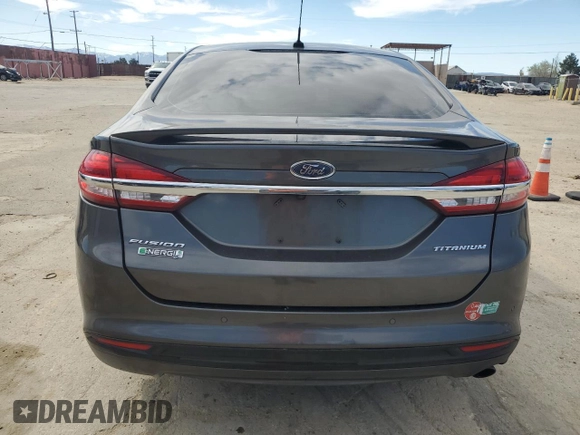 2017 Ford Fusion Titanium with VIN 3FA6P0SU7HR354444, listed as a Copart auction lot 50601035 with 159,069 mi miles and Salvage Title. Bid and sale history available at DreamBid. Image 6.