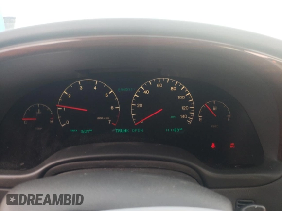 2003 Cadillac DeVille DTS z VIN 1G6KF57973U163124, wystawiony jako Copart lot #78054584 z przebiegiem 111 189 mil mil oraz Szkoda całkowita • Salvage title. Historia ofert i sprzedaży dostępna na DreamBid. Obrazek 9.