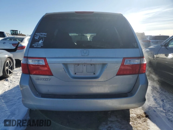2006 Honda Odyssey EX with VIN 5FNRL38456B460157, listed as a Copart auction lot 45681505 with 127,055 mi miles and Salvage Title. Bid and sale history available at carsss.com. Image 6.