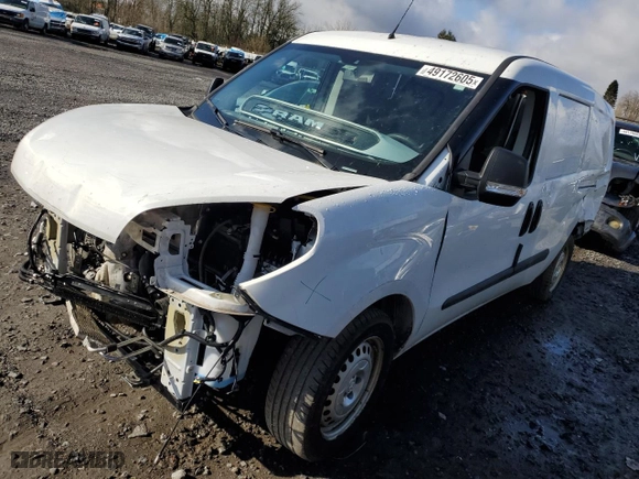2022 Ram ProMaster City Cargo Van Tradesman with VIN ZFBHRFAB4N6X86923, listed as a Copart auction lot 49172605 with 29,645 mi miles and Salvage Title. Bid and sale history available at carsss.com. Image 1.