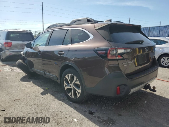 2021 Subaru Outback Limited with VIN 4S4BTANCXM3200053, listed as a Copart auction lot 63473855 with 75,372 mi miles and Salvage title. Bid and sale history available at DreamBid. Image 2.