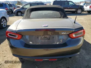 2017 FIAT 124 Spider Classica with VIN JC1NFAEK3H0102762, listed as a Copart auction lot 77466204 with 26,600 mi miles and Salvage title. Bid and sale history available at DreamBid. Image 6.