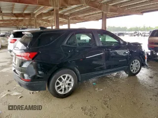 2024 Chevrolet Equinox LS with VIN 3GNAXHEG0RL366097, listed as a Copart auction lot 61048045 with 22,968 mi miles and Salvage title. Bid and sale history available at DreamBid. Image 3.
